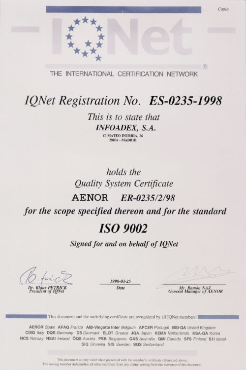 IQNet ISO 9002